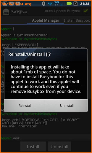 BusyBox screenshot