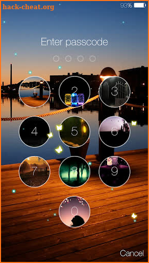 Butterfly locksreen screenshot