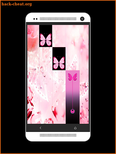 Butterfly Piano Tiles Pink : Love Valentine screenshot