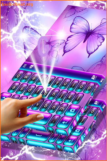 Butterfly Theme Keyboard screenshot