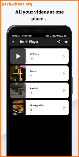 Bwith Player  All Video Player screenshot