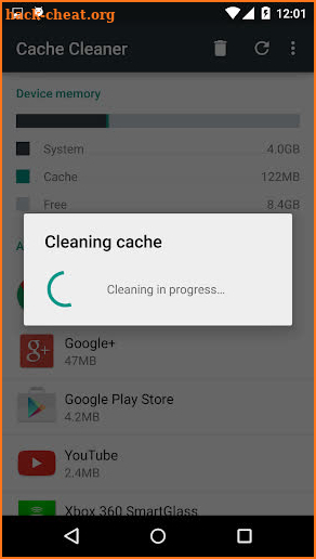 Cache Cleaner screenshot