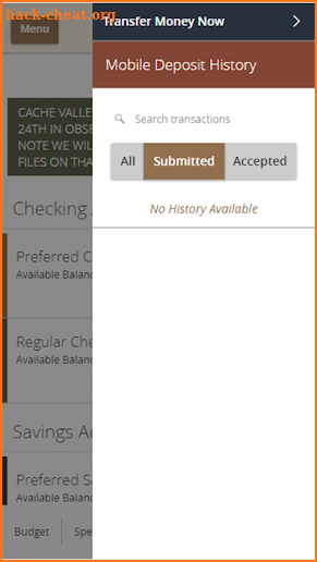 Cache Valley Bank screenshot