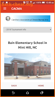 CACMA - 2018 Tournament App screenshot