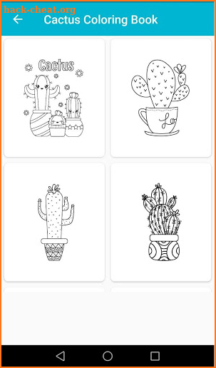 Cactus Coloring Pages For Kids - FREE screenshot