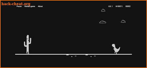 Cactus Run Classic - Dino jump screenshot