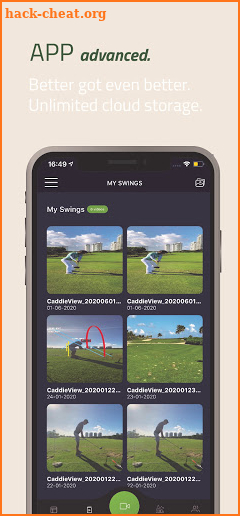 Caddie View APP screenshot