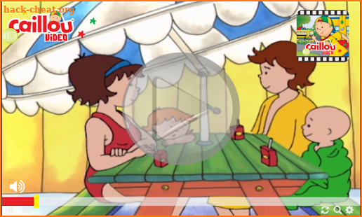 Caillou Video Sarah Chouette screenshot