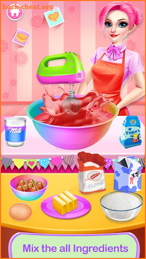 Cake Maker in Kitchen - Candy Cake Cooking Game screenshot