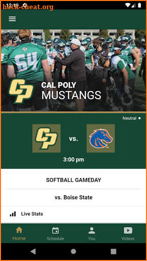 Cal Poly Athletics screenshot