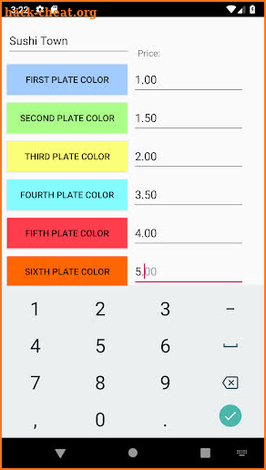 Calc My Sushi screenshot