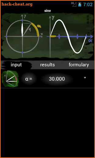 Calc Sin Cos Tan Solver Pro screenshot