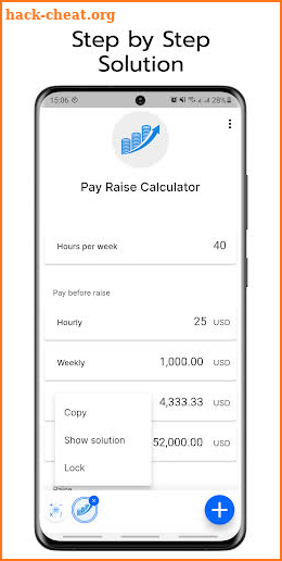 CalCon Calculator screenshot