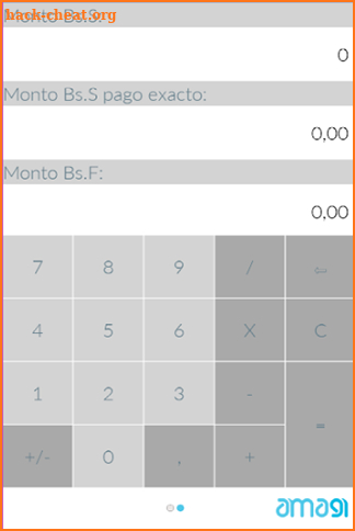 Calculadora de Reconversión Monetaria screenshot