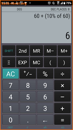 Calculator Free  Ad free Calculator screenshot