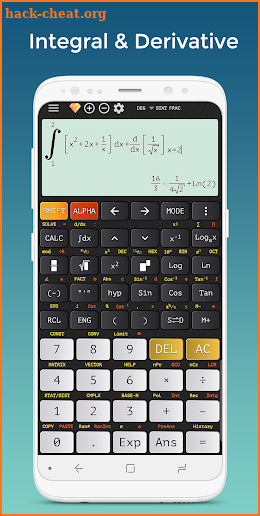 Calculator FX 82 350 570 991 EX ES MS VN PLUS screenshot