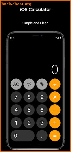 Calculator iOS iPhone screenshot