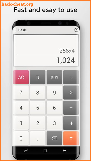 Calculator Plus -Basic, Scientific, Equation Mode screenshot