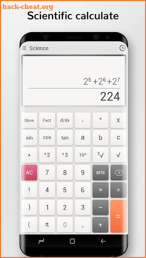 Calculator Plus -Basic, Scientific, Equation Mode screenshot