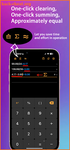 Calculator Simple PRO screenshot