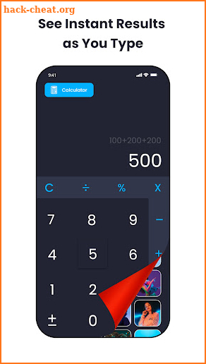 Calculator vault : calculator hide app photo lock screenshot