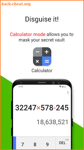 Calculator Vault LOCKED. - Photo & Video Safe Hide screenshot