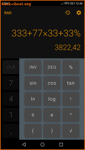 Calculator very fast & simple screenshot