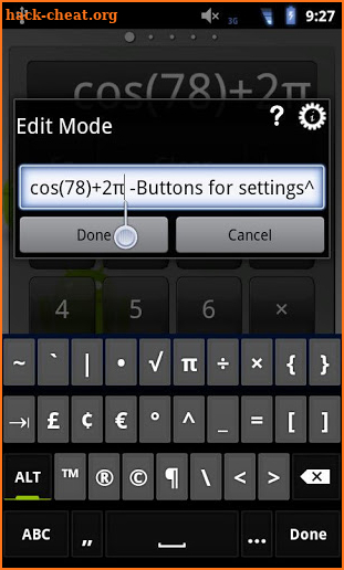 Calculator Widget screenshot