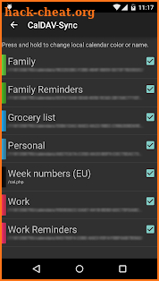 CalDAV-Sync screenshot