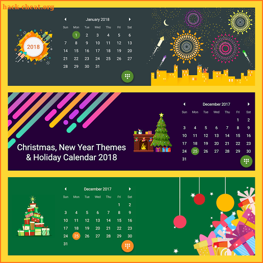 Calendar 2018 - Diary, Holidays and Reminders screenshot