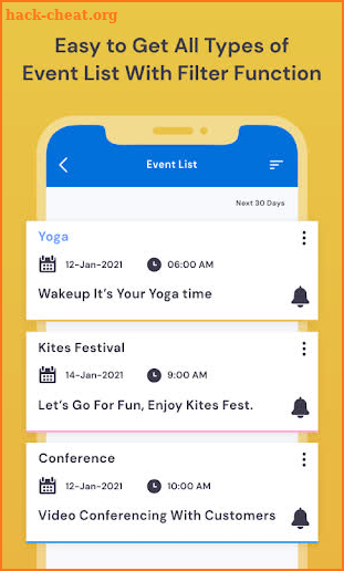 Calendar 2021 : Holidays, Reminders & Events screenshot