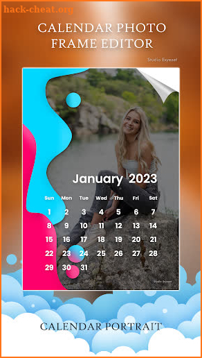 Calendar 2023 Photo Frame screenshot