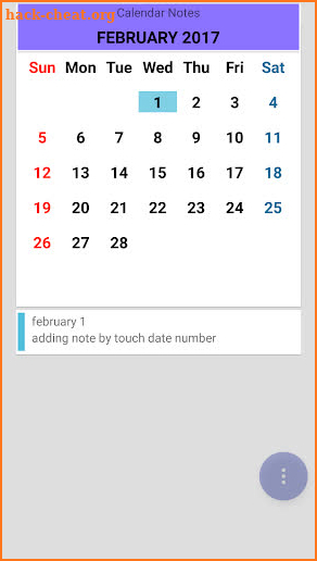 Calendar Notes PRO screenshot