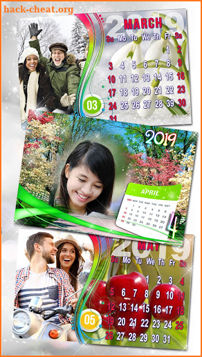 Calendar Photo Frame 2019 📅 Make Picture Frames screenshot