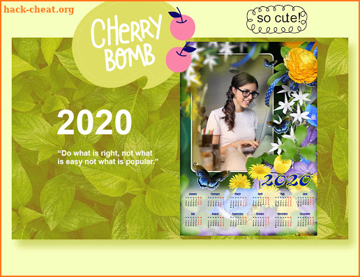 Calendar Photo Frame 2020 screenshot