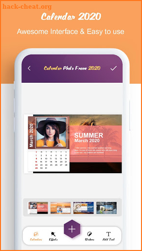 Calendar Photo Frame 2020 screenshot