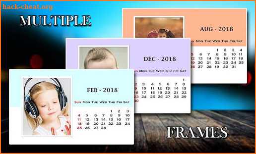 Calendar Photo Frames screenshot