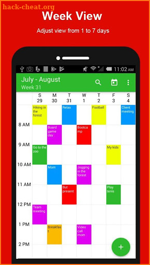 Calendar Planner Schedule Agenda screenshot