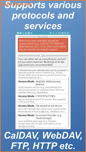 CalendarSync - CalDAV and more screenshot