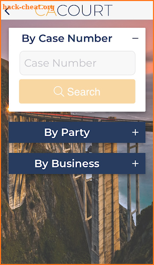 California Court Access App screenshot