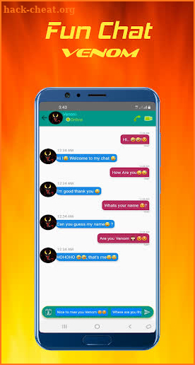 Call, Chat Venom Fake Video Call screenshot