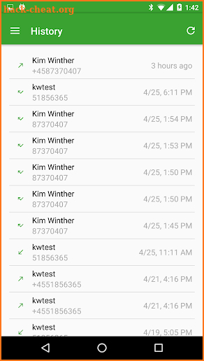 Call Control for BroadWorks (xsi) screenshot