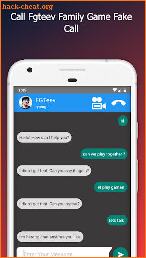 Call Fgteev Family Game Fake Video Calls screenshot