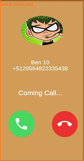 Call From Ben-ten  📱 Video Call + Chat Simulator screenshot