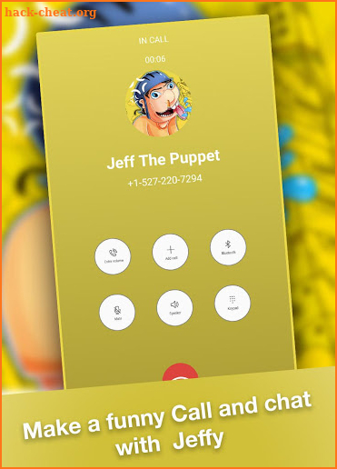 Call From Jeffy The Puppet 📱 Call Chat Simulator screenshot