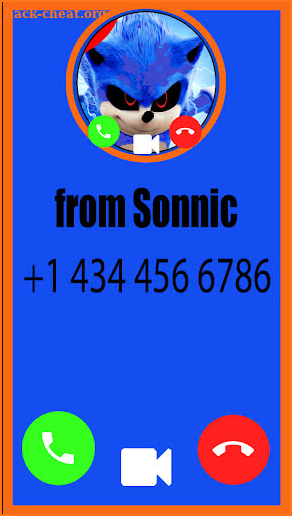 Call from Sonnic 📱 Chat + video call (Simulation) screenshot