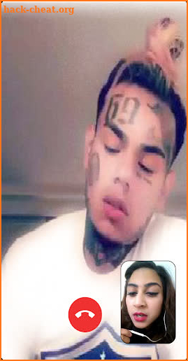 call from Tekashi 6ix9ine  📱 video call  + chat screenshot