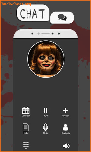 Call prank from scary doll - video creepy Momo screenshot