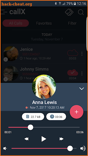 Call Recorder - Automatic Call Recorder - callX screenshot