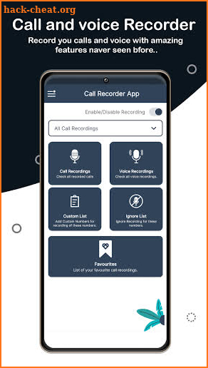 Call Recorder Free - Voice Recording App screenshot